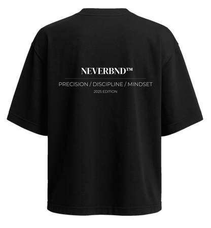 Oversize Tee – Onyx Black Mindset (NVRBND Edition)