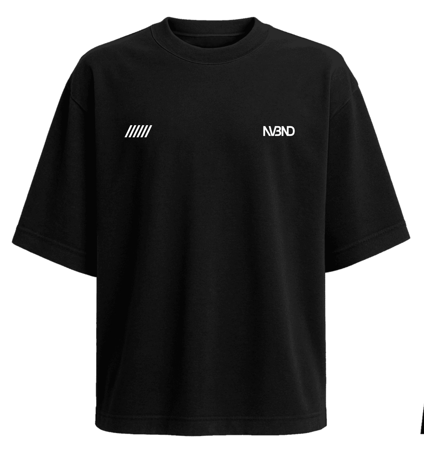 UNBREAKABLE Oversize Tee – Onyx Black (NVRBND Edition)