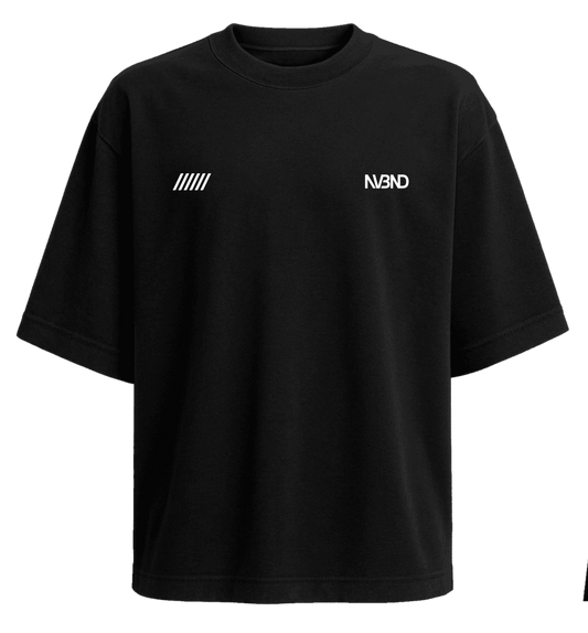 UNBREAKABLE Oversize Tee – Onyx Black (NVRBND Edition)